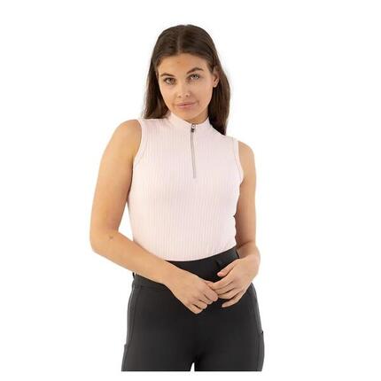 Polo d'équitation demi-zip femme BR Equitation Kirsten