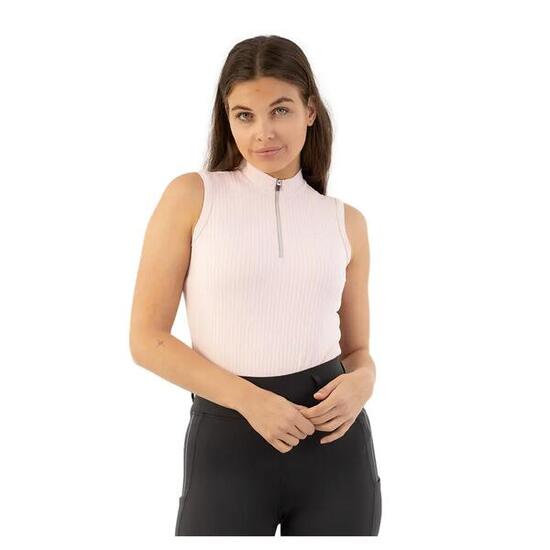 Polo d'équitation demi-zip femme BR Equitation Kirsten