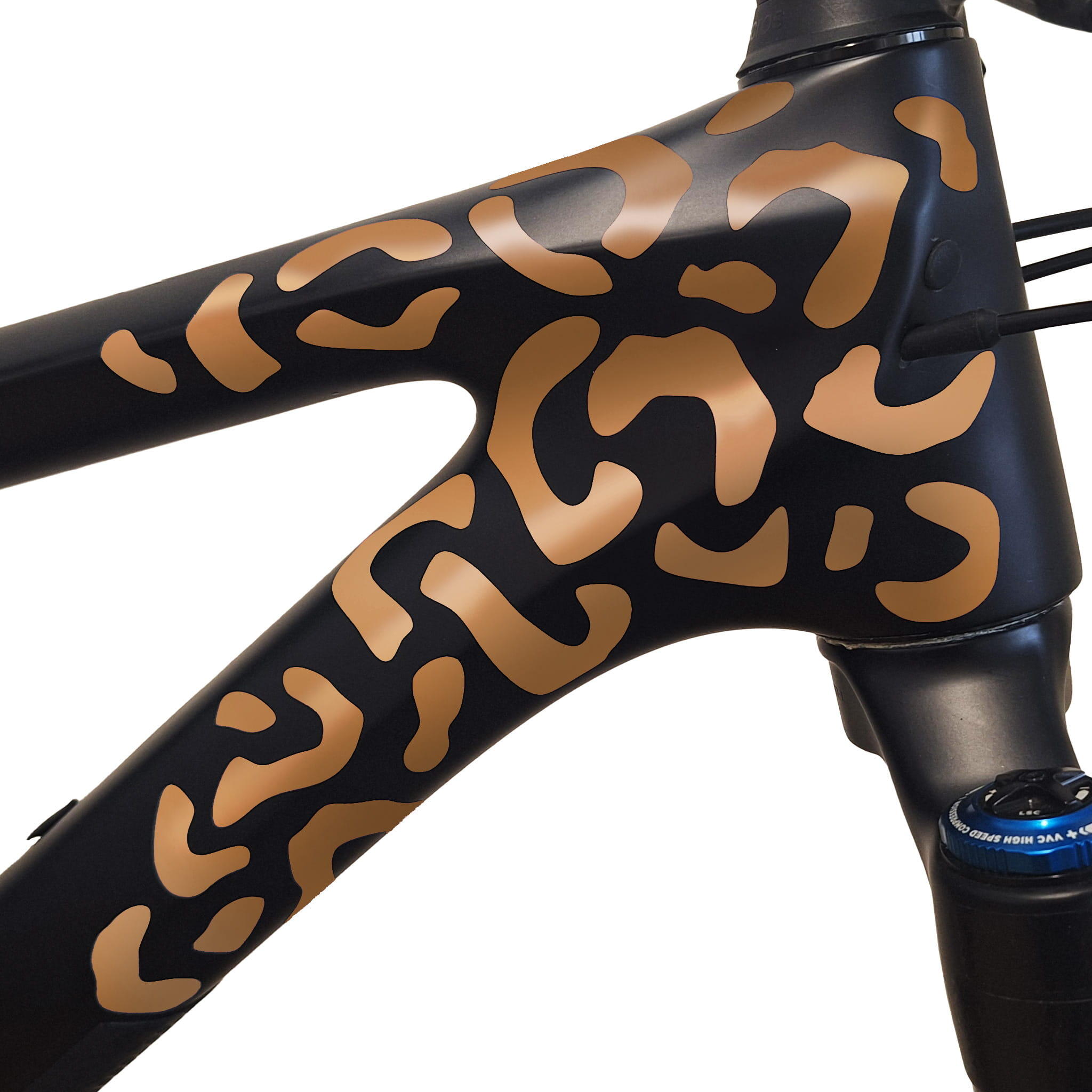 Fahrrad Leo Aufkleber Set, 20x15 cm, Sticker für Rahmen & Helm, wetterfest 2/3