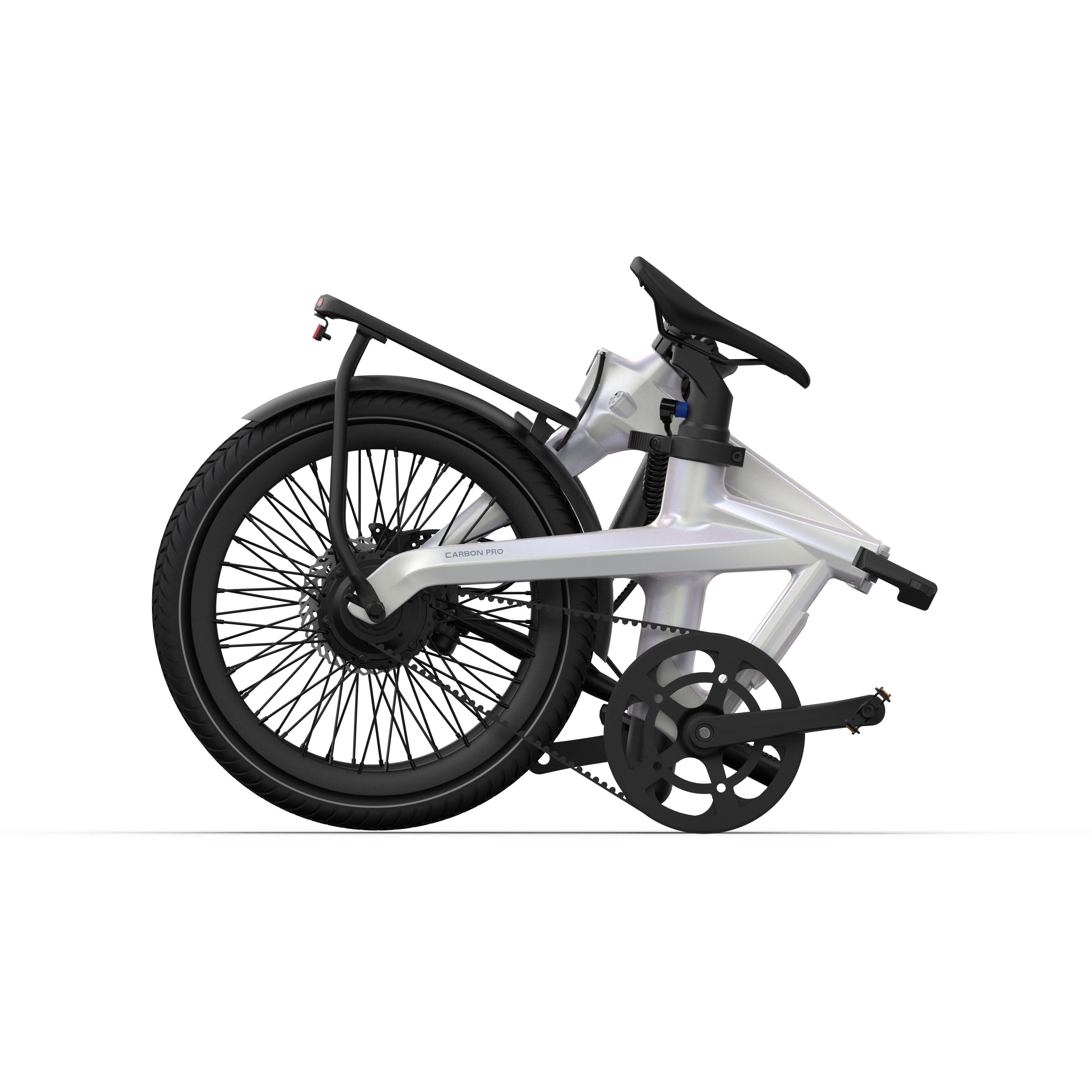 ADO CarbonPro Opvouwbare Elektrische Fiets, EBike Riemaandrijving, GPS, LCD, APP 5/7