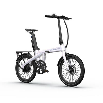 Ado carbonpro opvouwbare elektrische fiets, ebike riemaandrijving, gps, lcd, app
