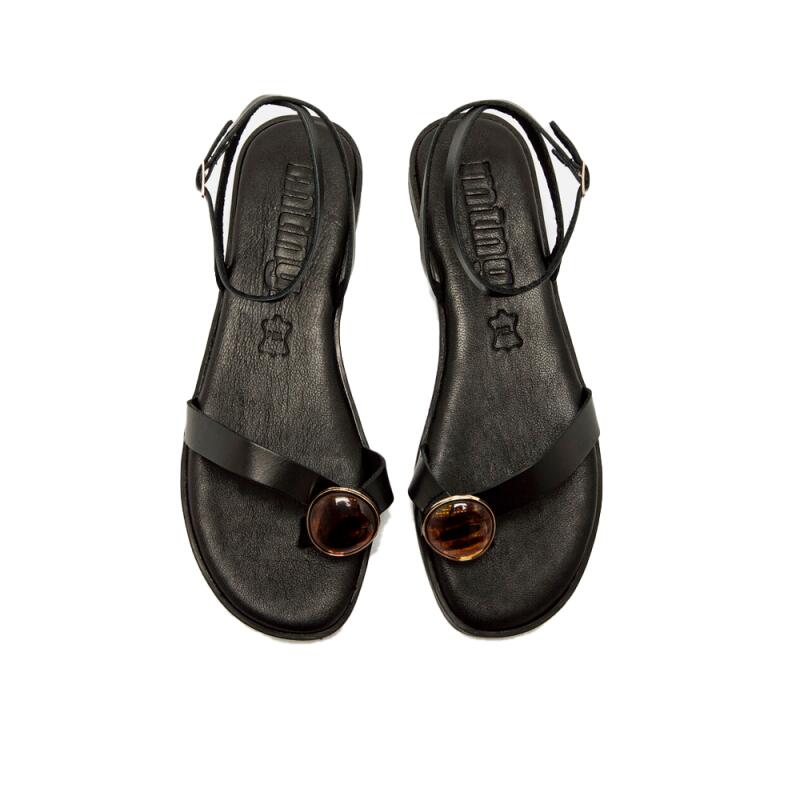 Sandalias Planas Mujer Mustang  Negro 2/3