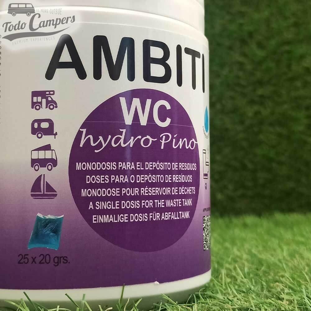 Limpiador de WC químico monodosis Ambiti Hydro Natur-Pino - 25 ud 2/5