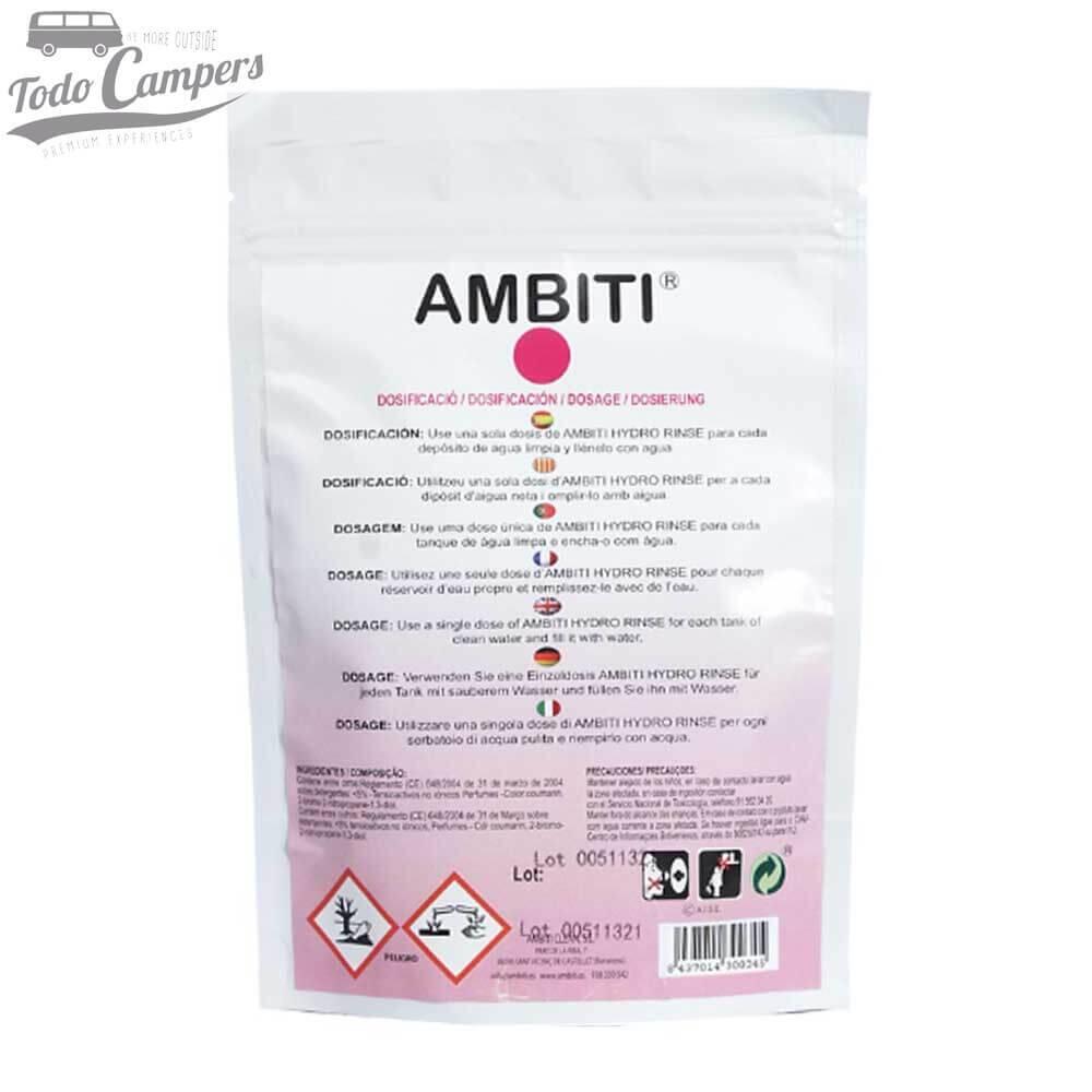 Limpiador de cisternas de WC químico monodosis Ambiti Hydro Rinse - 15 ud 4/5