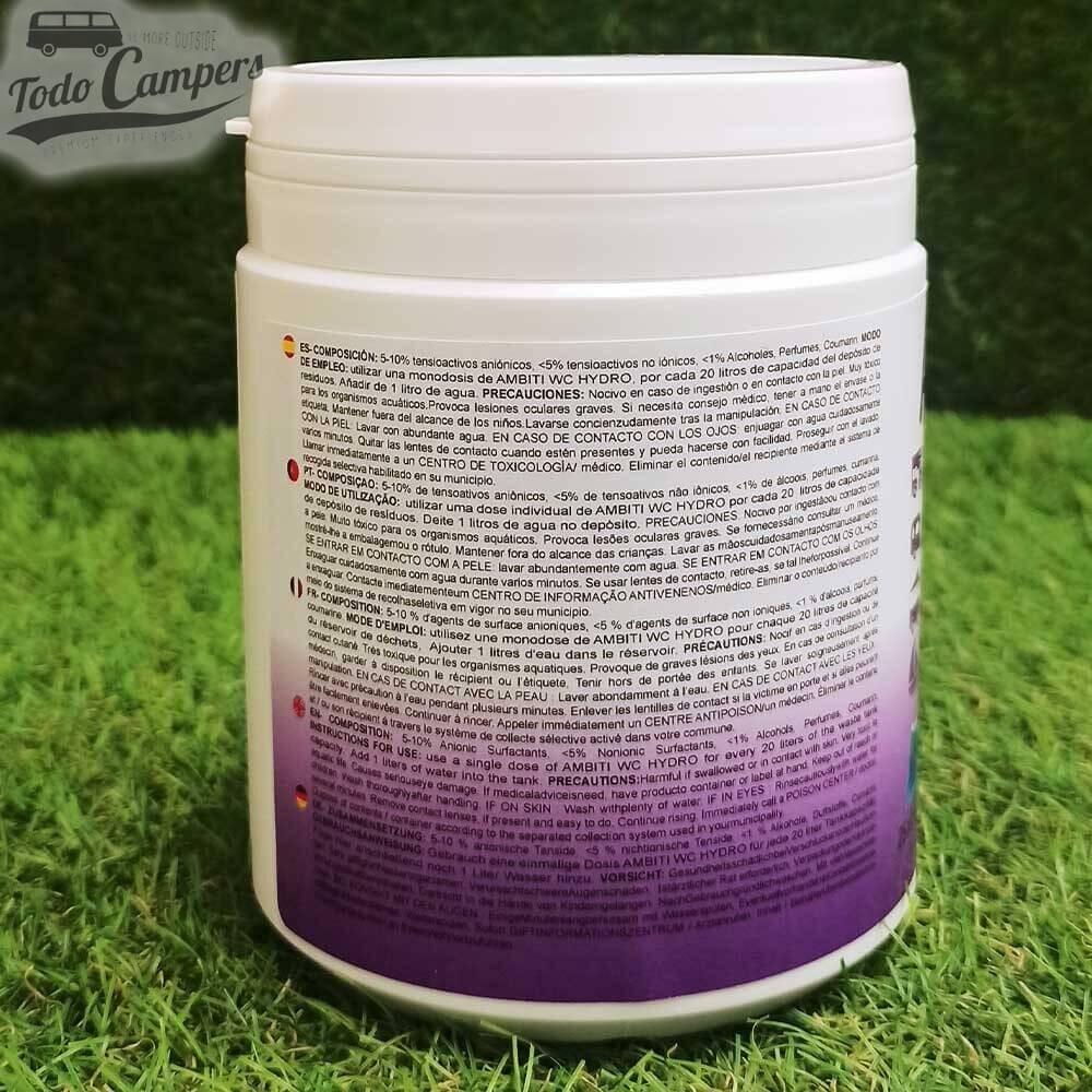 Limpiador de WC químico monodosis Ambiti Hydro Natur-Pino - 25 ud 4/5