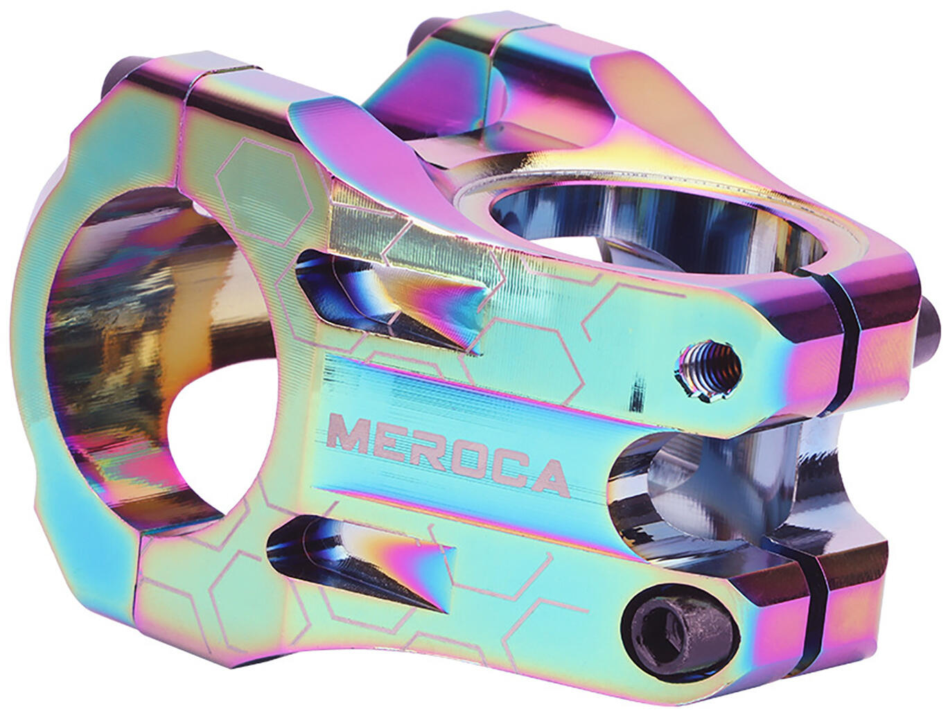 Wspornik kierownicy Meroca 31.8*35mm rainbow