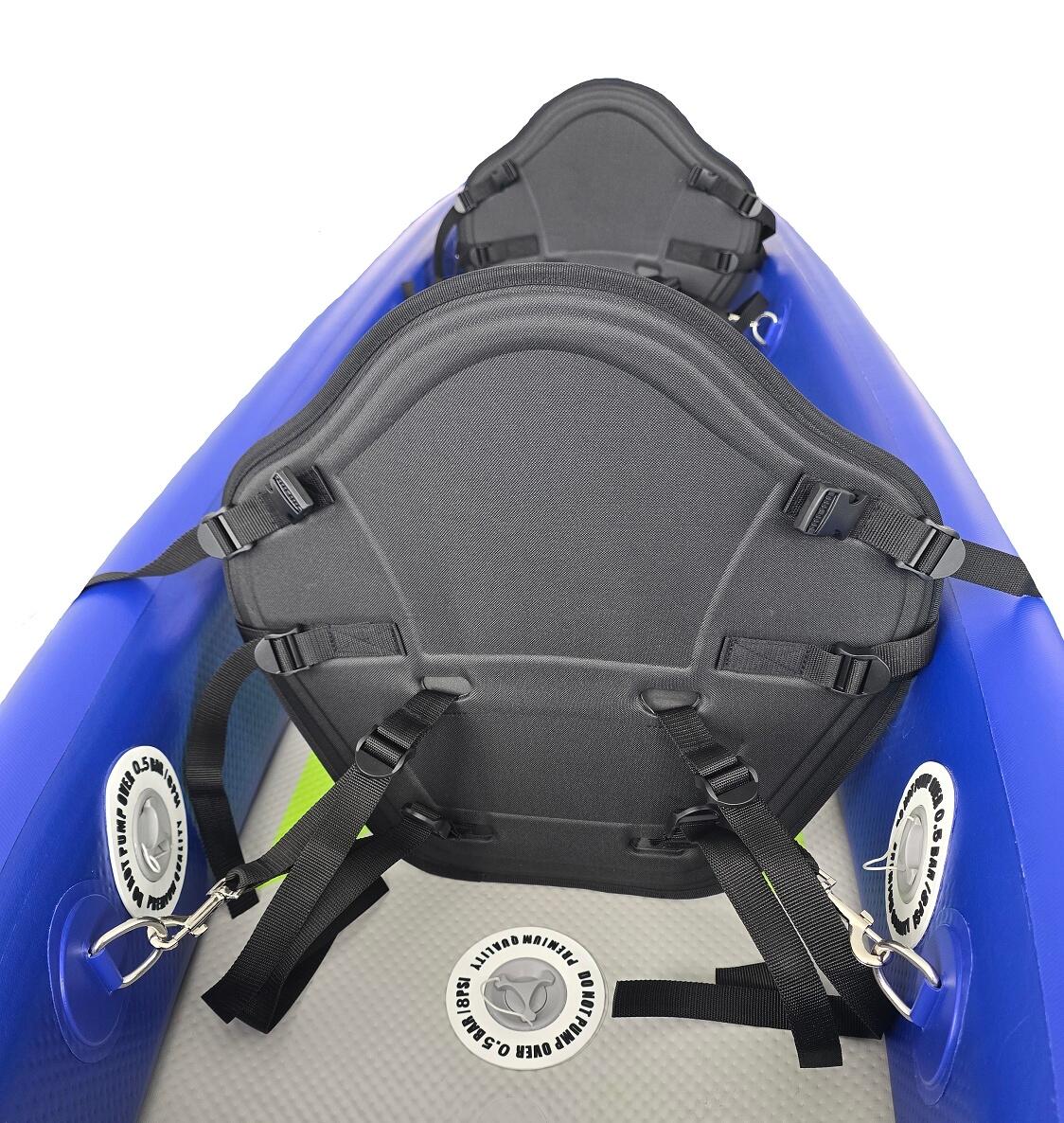 Kajak pompowany dwuosobowy do pływania Scorpio kayak DS 410 New dropstich 5/7