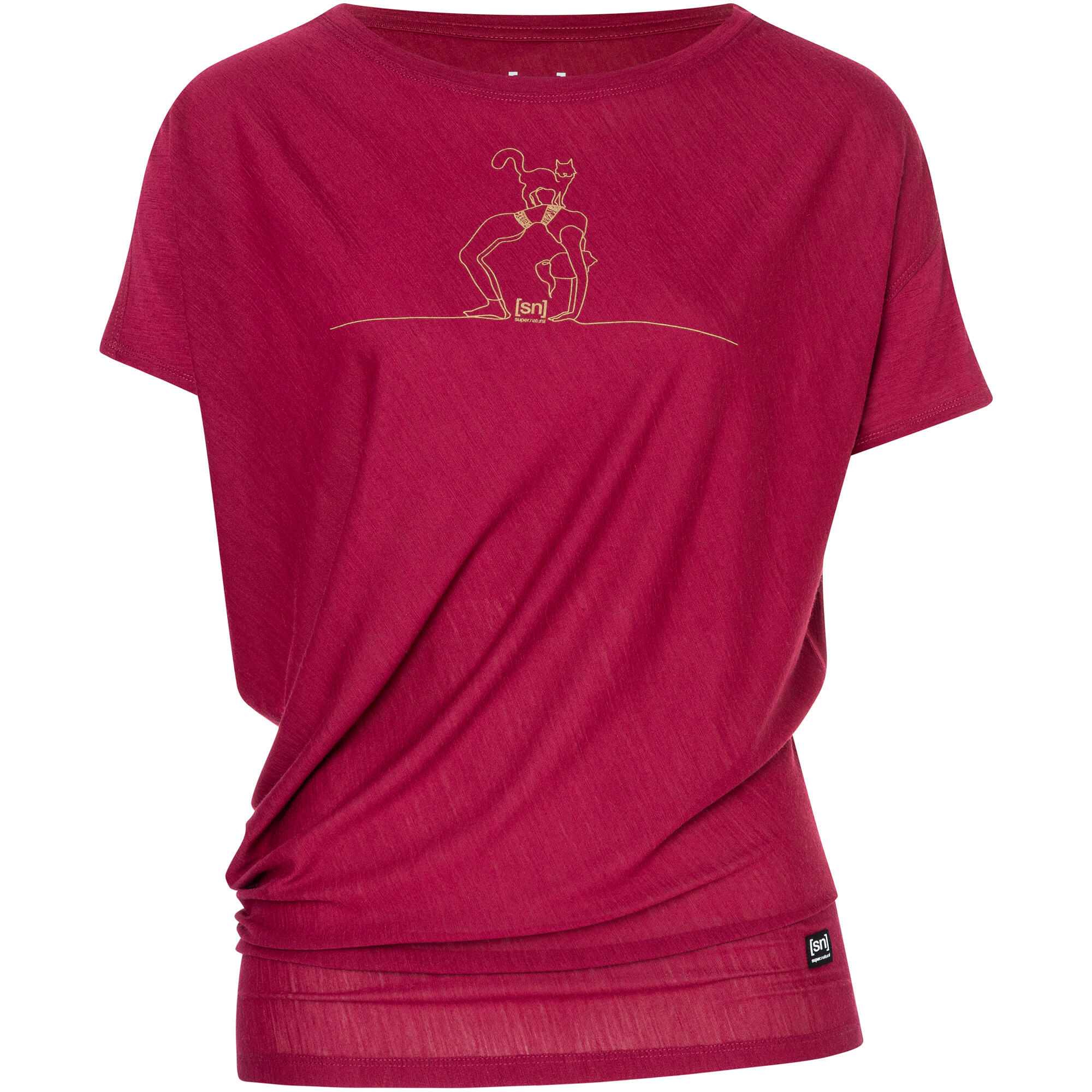 Koszulka damska SUPER.NATURAL W Cat Yoga Loose Tee 4/5