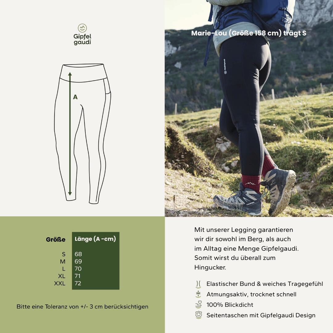 Gipfelgaudi Wanderleggings Dunkelblau 2/6