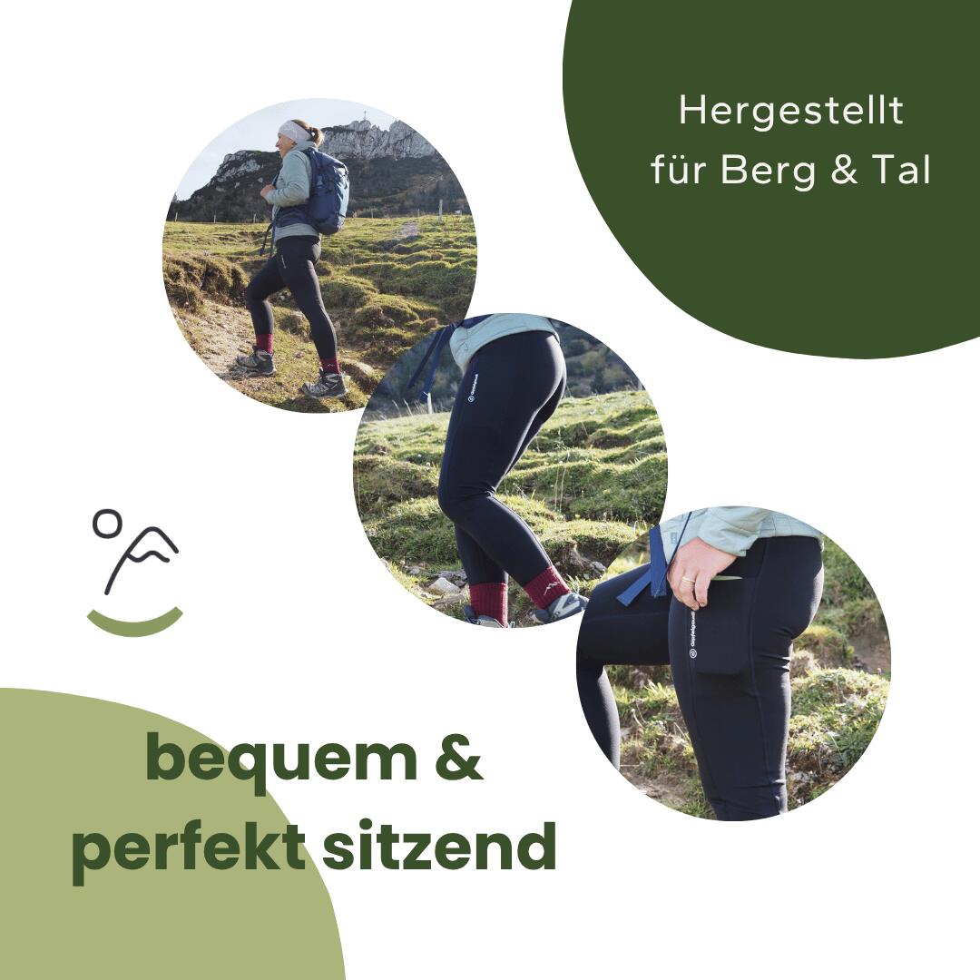 Gipfelgaudi Wanderleggings Dunkelblau 4/6