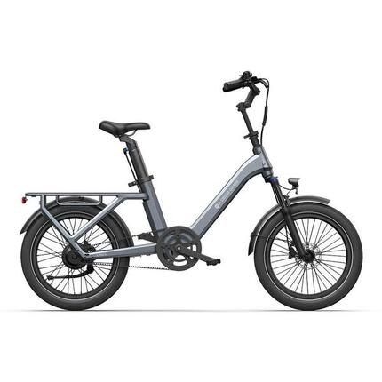 Vélo électrique AirOnePro, 20''×2,4'',transmission par courroie,moteur Bafang