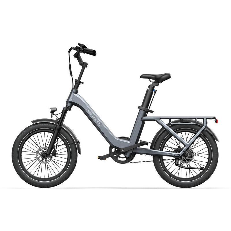 Bicicletă electrică AirOnePro, 20„ × 2,4”, Transmisie cu Curea, Motor Bafang