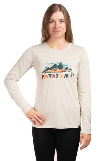 Koszulka trekkingowa damska Patagonia Long-Sleeved Cap Cool Daily Graphic Women