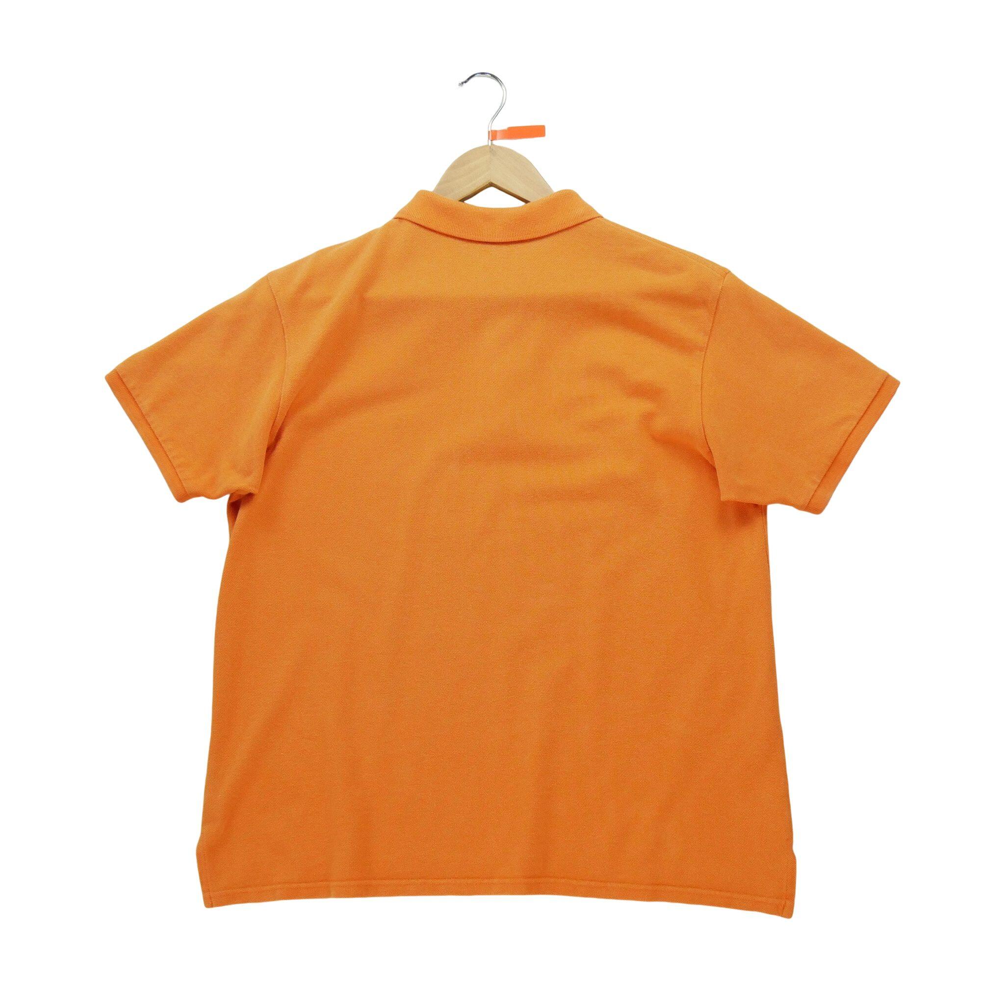 Kurzarm Damen Polo Orange 3/7