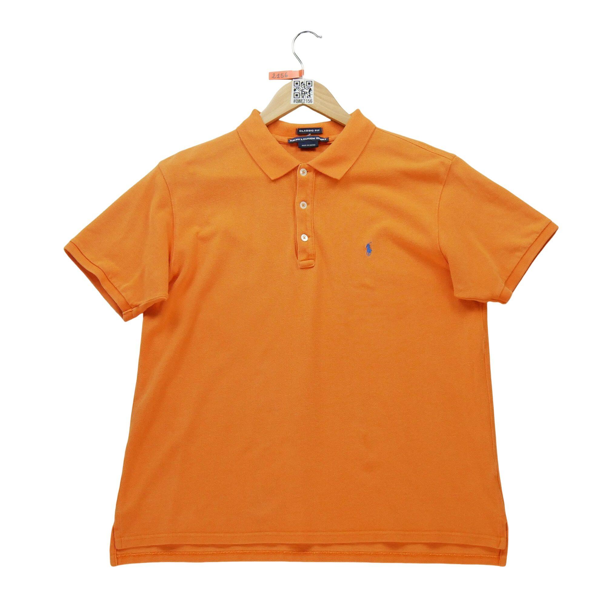 Kurzarm Damen Polo Orange 2/7