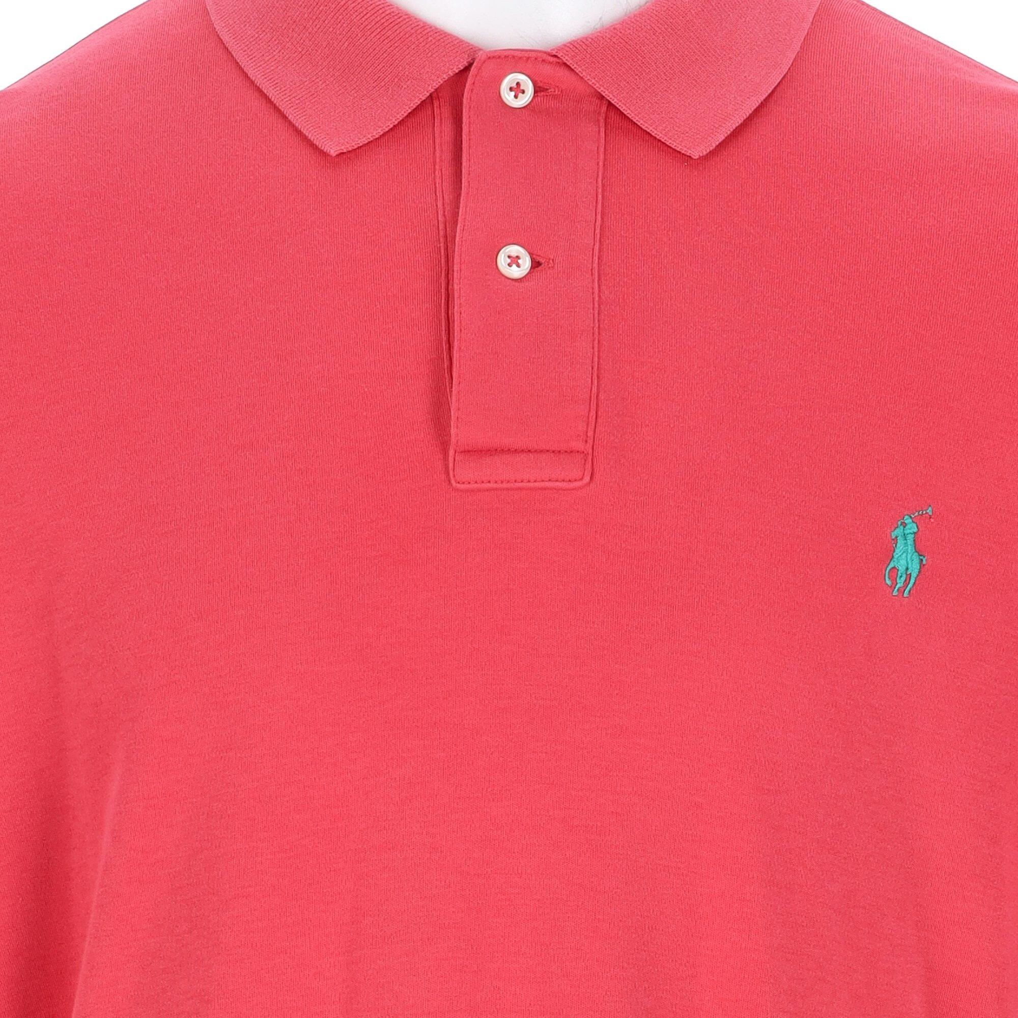 Refurbished - Polo Ralph Lauren Herren Kurzarmshirt Koralle - Wie neu 5/7
