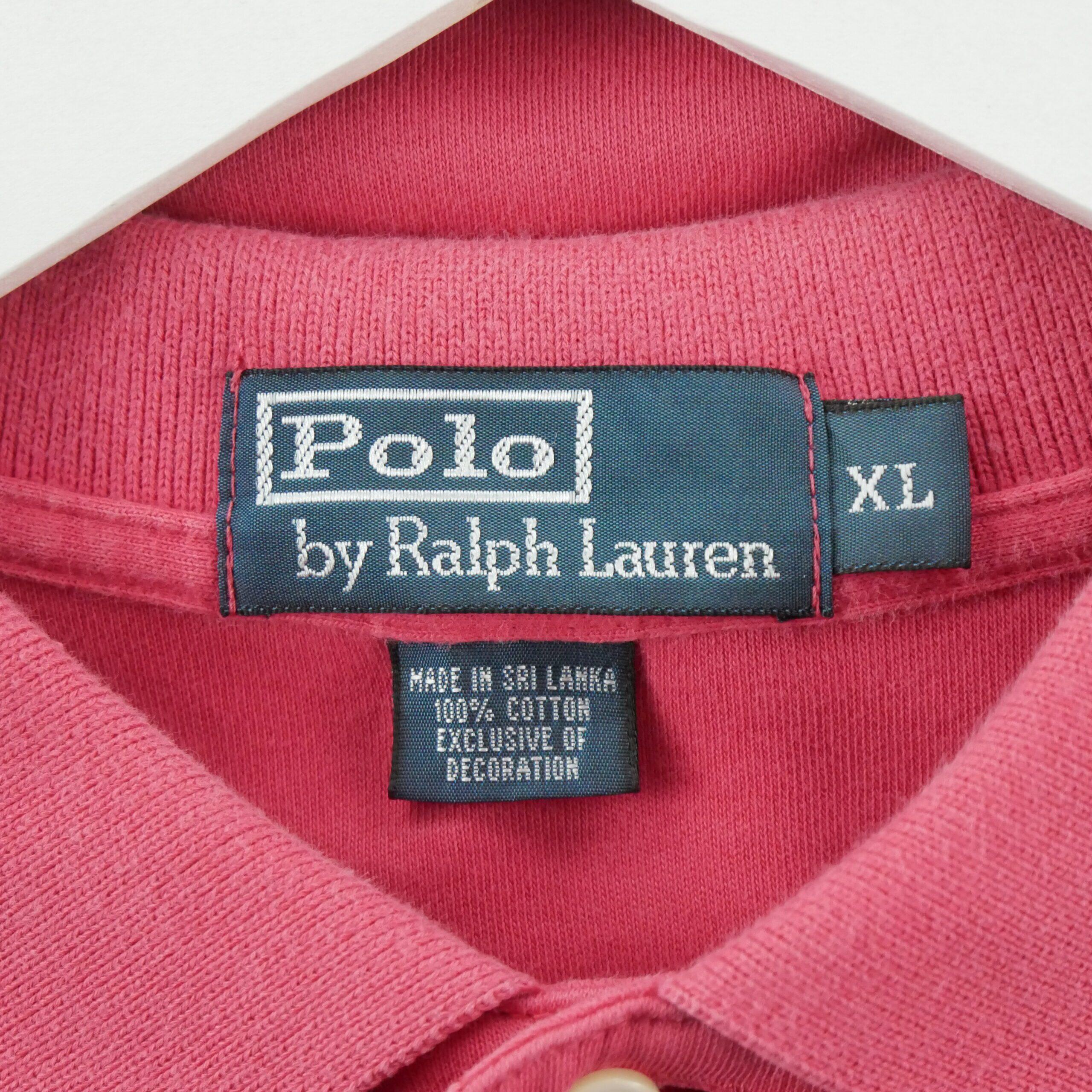 Refurbished - Polo Ralph Lauren Herren Kurzarmshirt Koralle - Wie neu 7/7