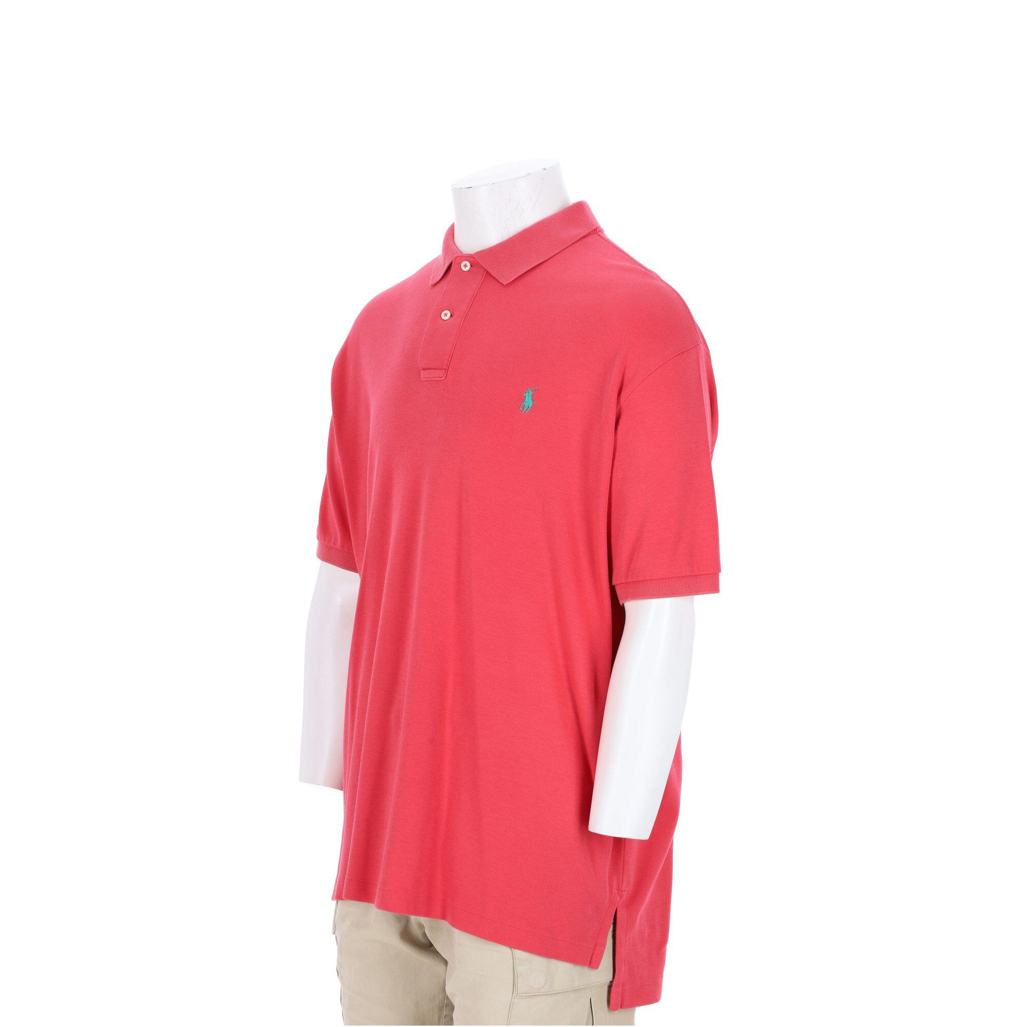 Refurbished - Polo Ralph Lauren Herren Kurzarmshirt Koralle - Wie neu 4/7