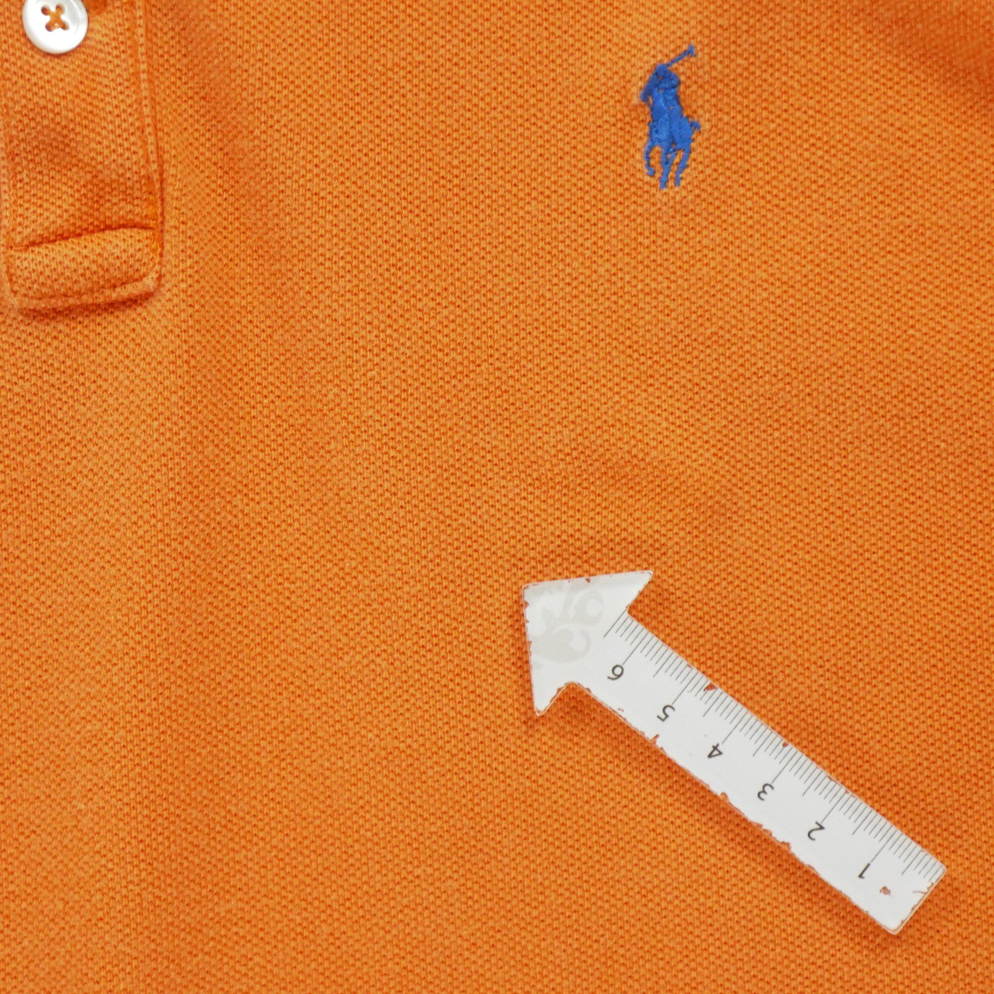 Kurzarm Damen Polo Orange 6/7