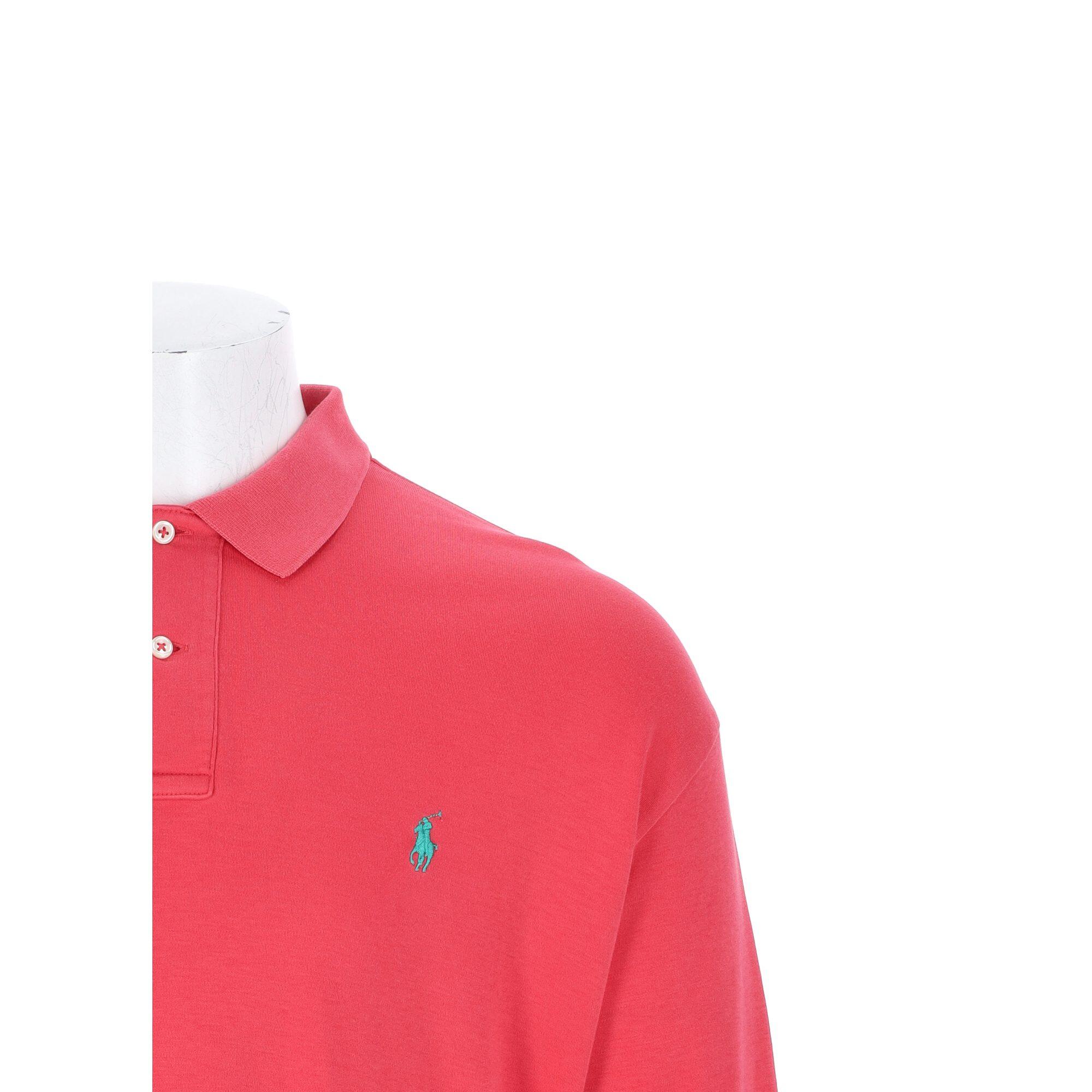 Refurbished - Polo Ralph Lauren Herren Kurzarmshirt Koralle - Wie neu 6/7