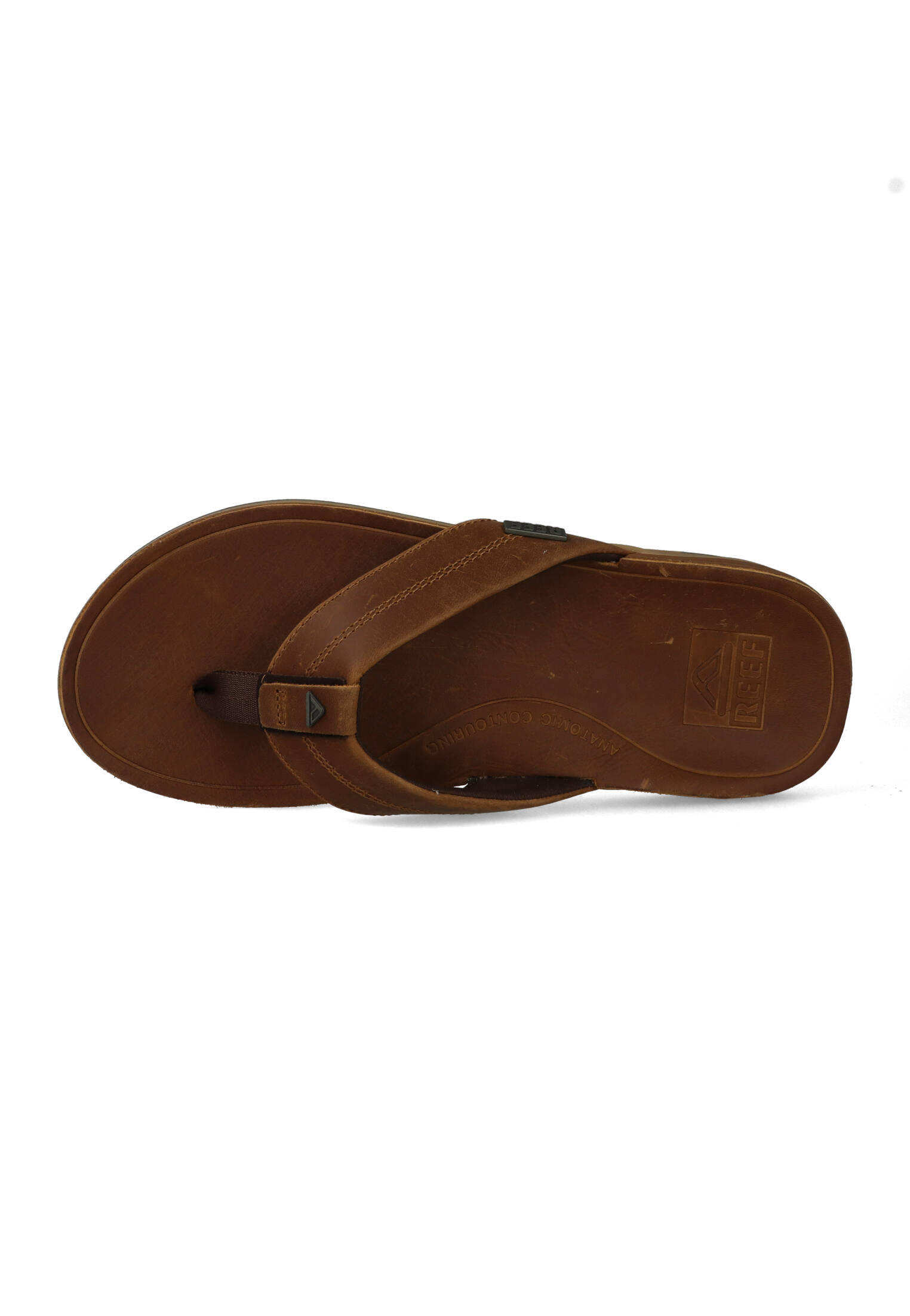 Reef Slippers Leather Offshore CJ9057 Bronze / Bruin-43 3/5