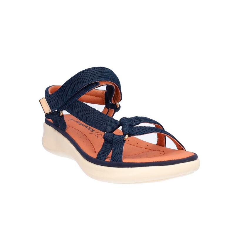 Sandalias Planas Mujer Kangaroos K072 Azul 2/3