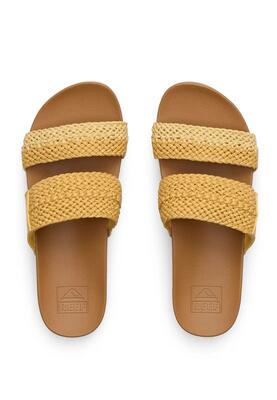 Reef slippers cushion vista hi duo braid cj8723 geel / bruin-38.5