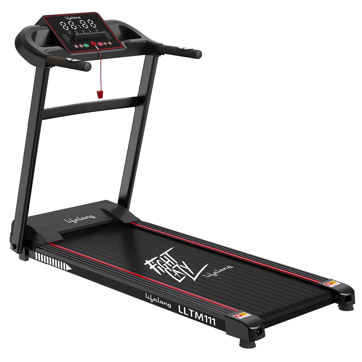 Lifelong Fitpro Lltm111 (2.5 Hp Peak) Motorized Treadmill for Home with 12 Preset Workouts, Max Speed 14Km/Hr., Bluetooth Speaker Max. User Weight 110Kg, 1 Year Manufacturer's Warranty -  1