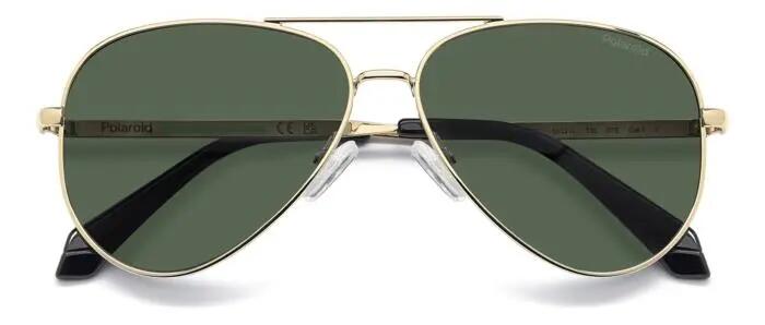 Ochelari de soare copii cu lentile polarizate Polaroid PLD 8073 S, auriu verde 4/6