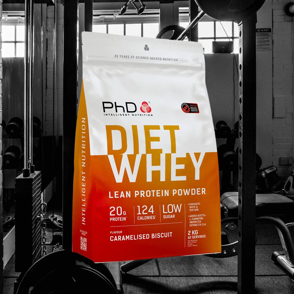 PhD Diet Whey (2000g) Caramelised Biscuit - Protéines - Mélange de protéines 2/3