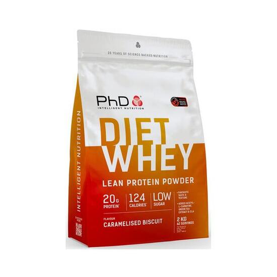 PhD Diet Whey (2000g) Caramelised Biscuit - Protéines - Mélange de protéines