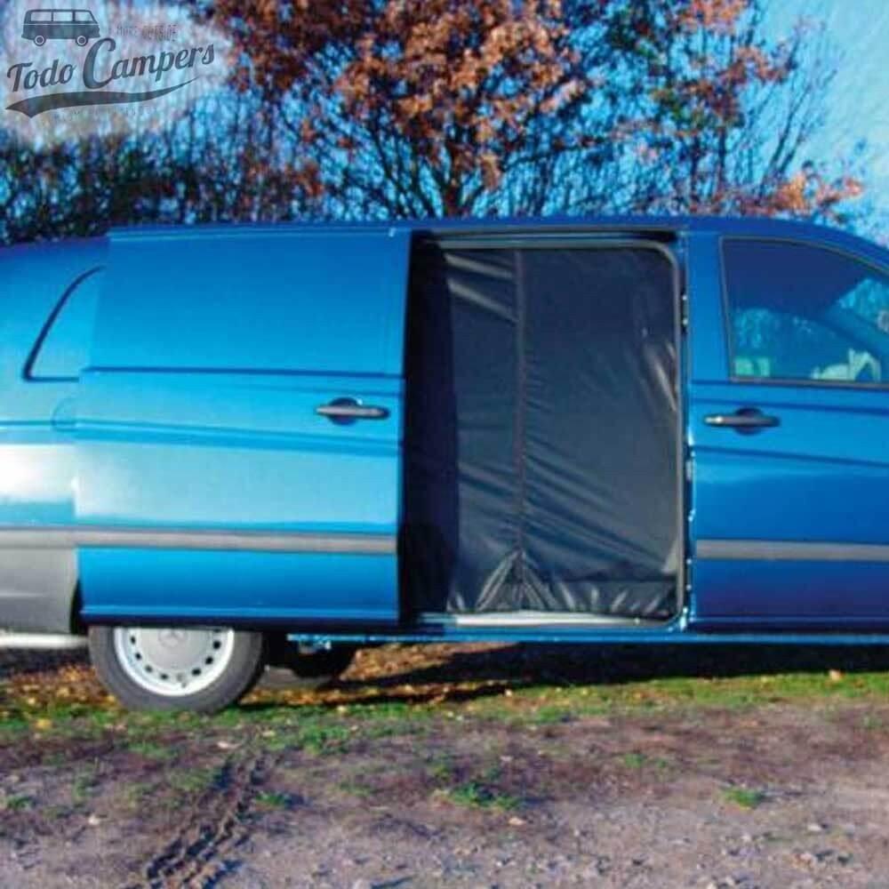 Mosquitera con imanes para puerta lateral de Mercedes Vito Viano y Clase V 1/7
