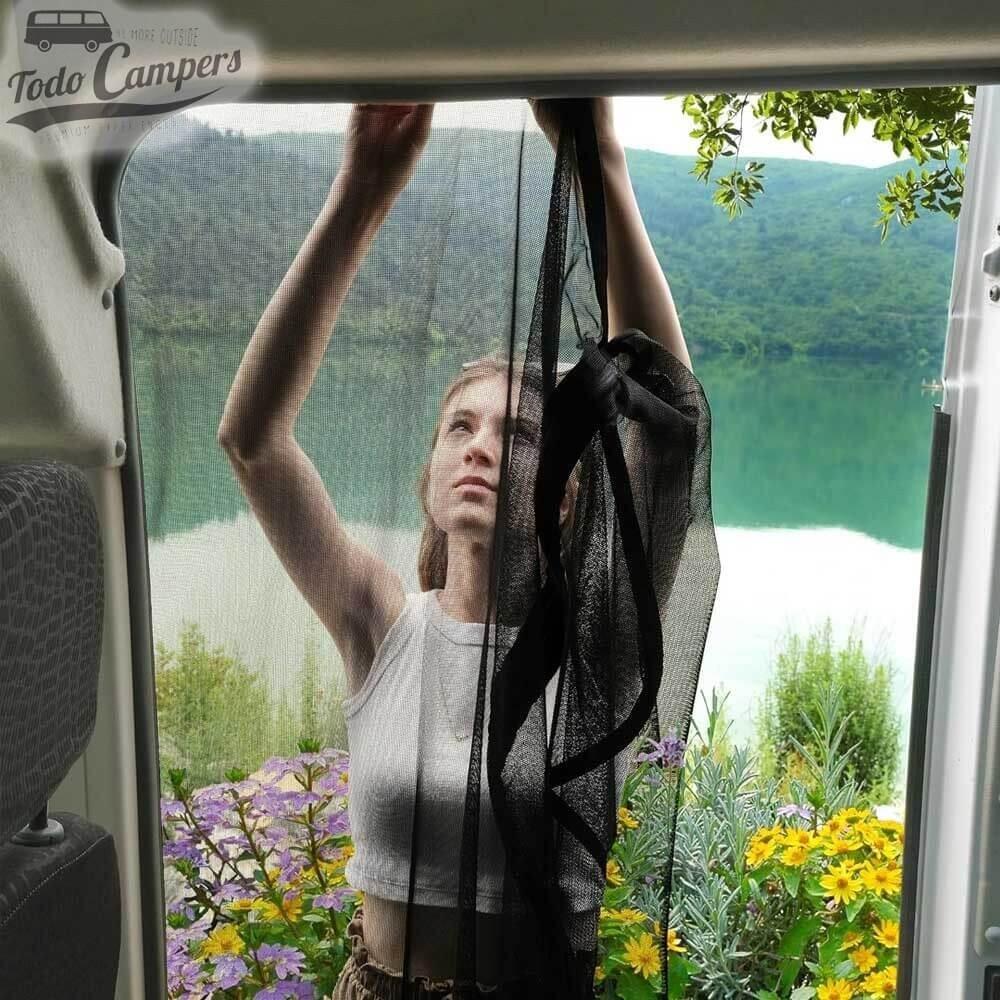 Mosquitera con imanes para puerta lateral de Mercedes Sprinter desde 2019 5/5