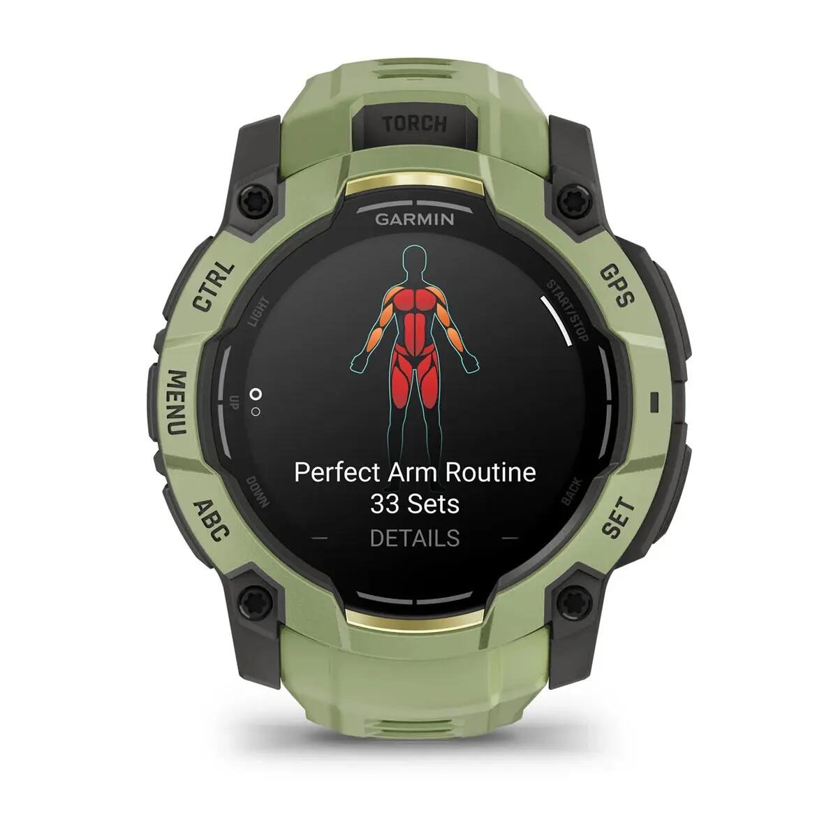 Montre GPS avec bracelet Garmin Amoled Instinct® 3 3/4