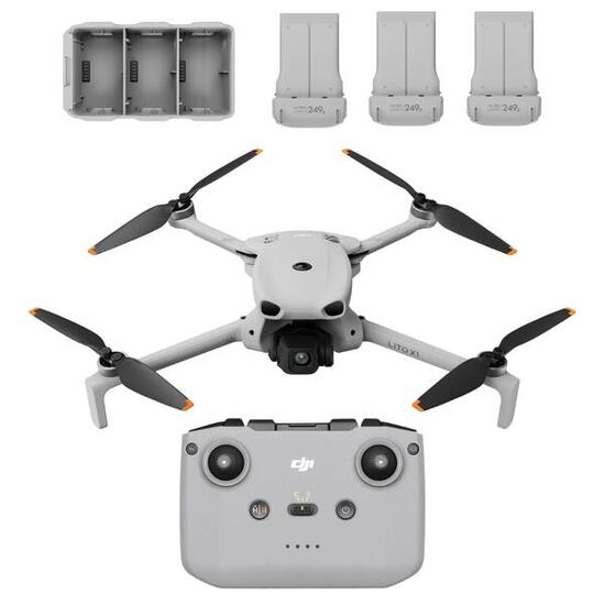 Drone DJI Lito X1 - Fly More Combo avec radiocommande RC-N3
