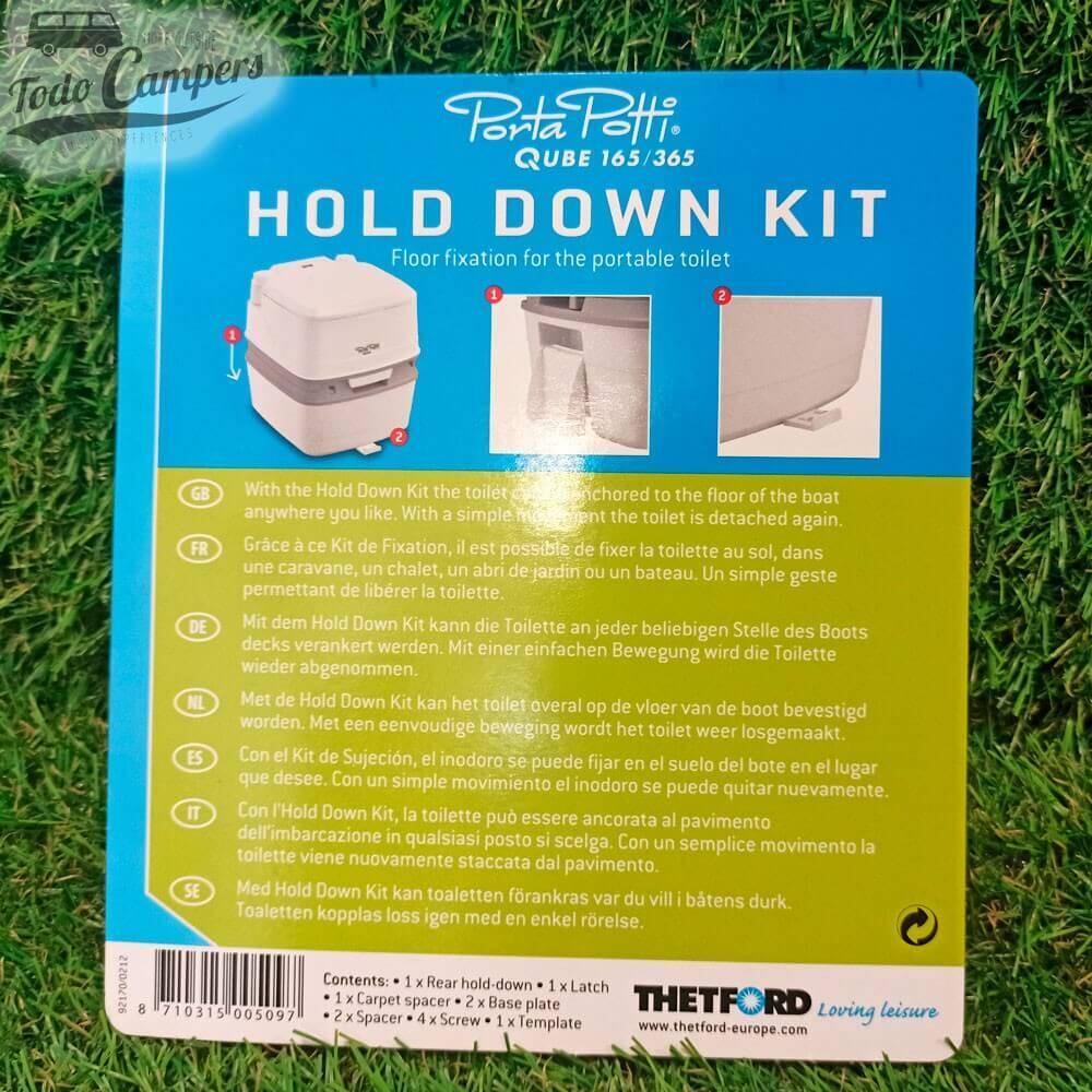 Kit de fijación para WC químico portátil Porta Potti Qube 165 y 365 4/6