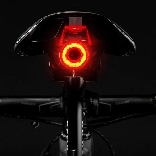 Lampka rowerowa tylna Rockbros TL907Q51 LED USB ze światłem STOP pod siodło 4/7