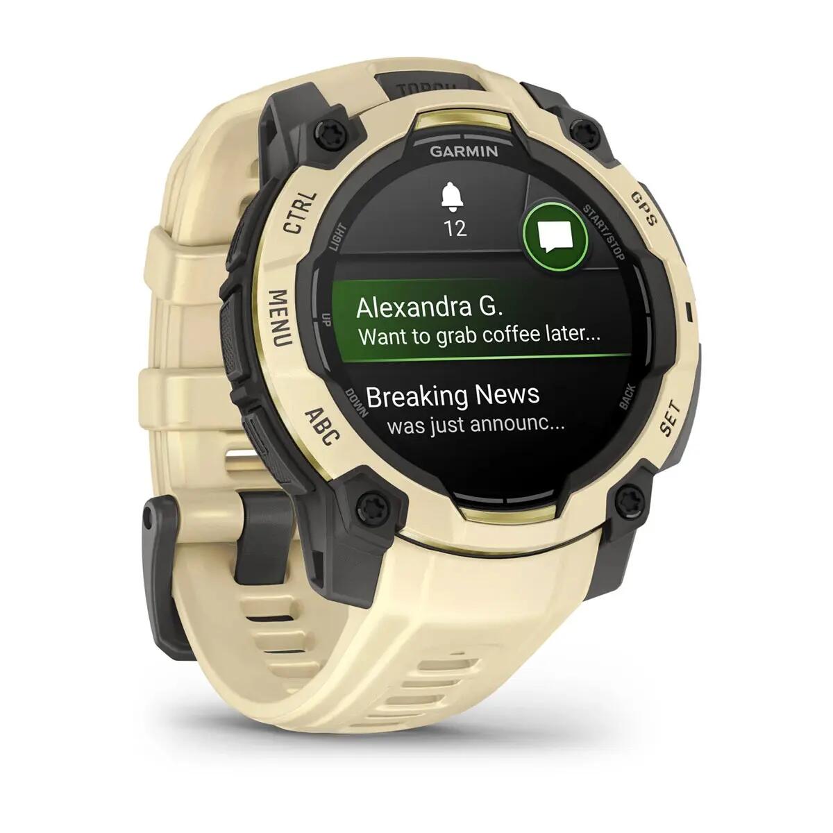 GPS-horloge met bandje Garmin Amoled Instinct® 3 2/4