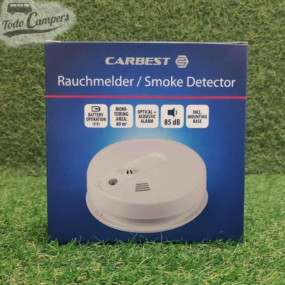 Detector de humo con alarma integrada a batería (pila de 9V) - Carbest 2/4