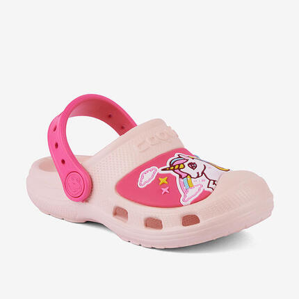 Kinderklompen Coqui - roze, comfortabele pasvorm