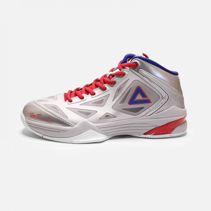 Ghete baschet PEAK Tony Parker TP9 argintiu