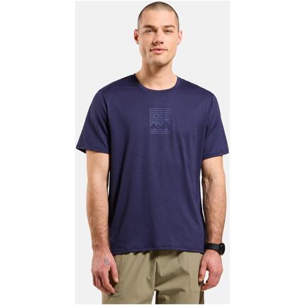 Koszulka męska Odlo ASCENT SUN. SEA. MOUNTAINS. T-shirt crew neck s/s