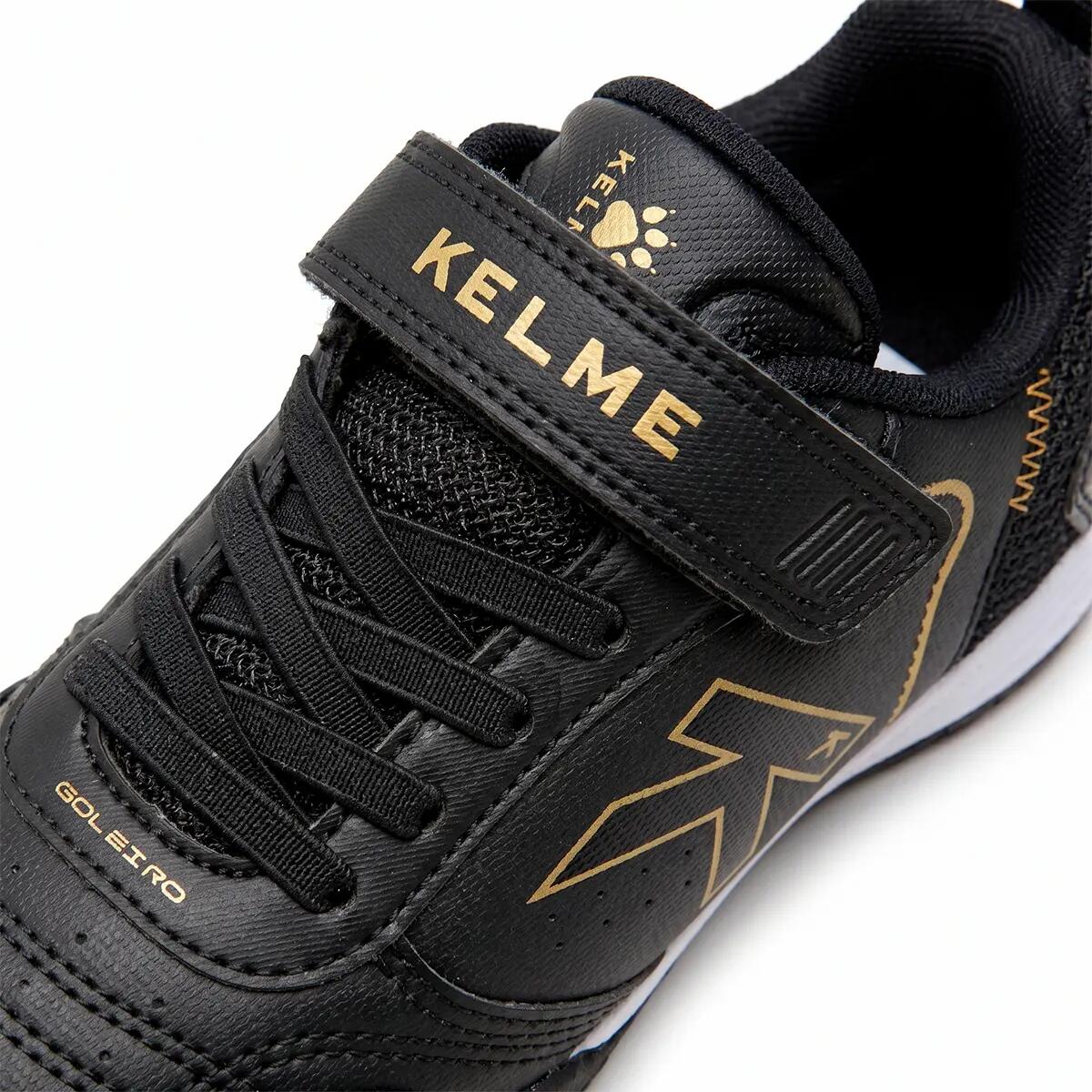 Kelme Zapatillas De Niño Goleiro Turf Elastic Negro Unisex 4/4