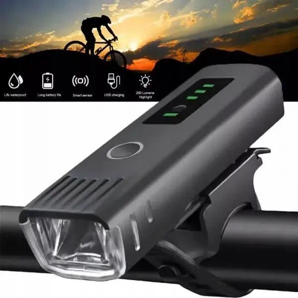 Lampka rowerowa przednia Rockbros QD-250LM LED USB 250LM IPX4 24510001001 2/6