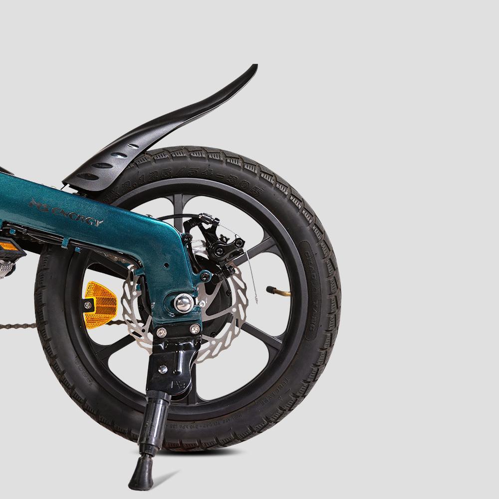 MS ENERGY - E-Bike Faltrad Klapprad - i6 dunkelgrün 3/6