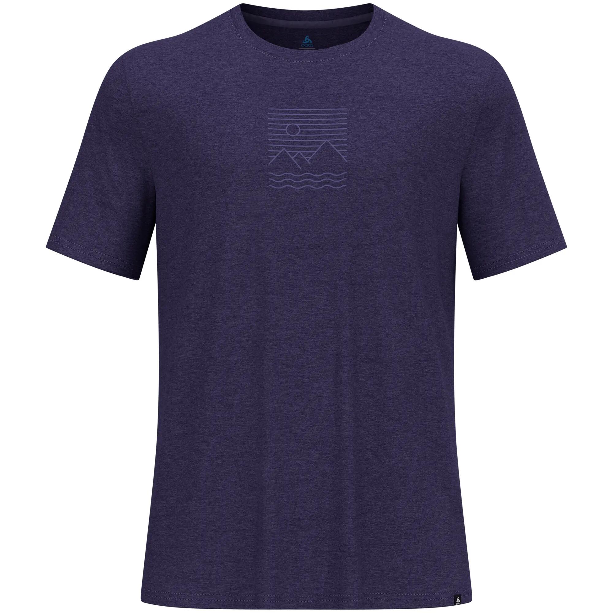 Koszulka męska Odlo ASCENT SUN. SEA. MOUNTAINS. T-shirt crew neck s/s 5/6
