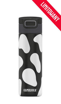 Kambukka kubek termiczny Etna 500 ml - Cow Black Keep It Moo