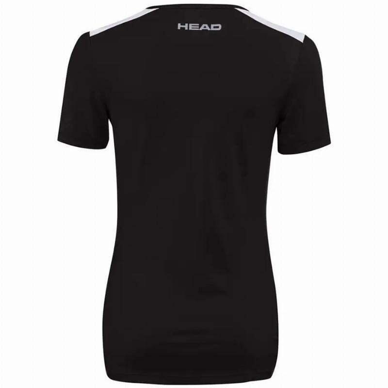 Camiseta Head Club 22 Tech Negro Mujer 2/5