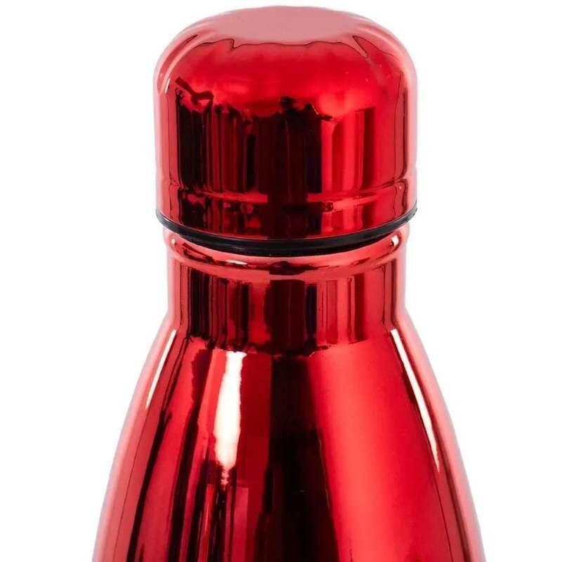 Black Crown Thermal Bottle Rojo
