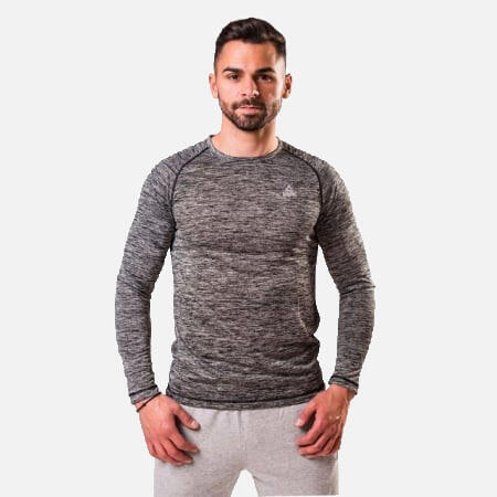 Bluza PEAK Stripes gri/negru